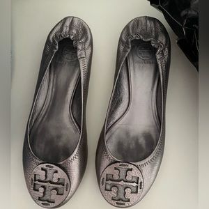 LIGHTLY WORN TORY BURCH SLIP ONS